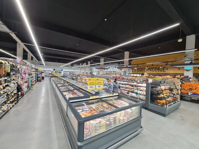 Renewed supermarket in Mauritius